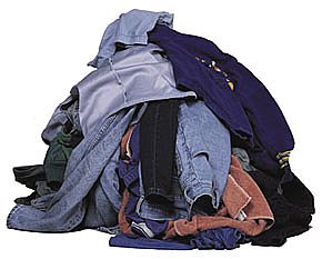 clothing pile